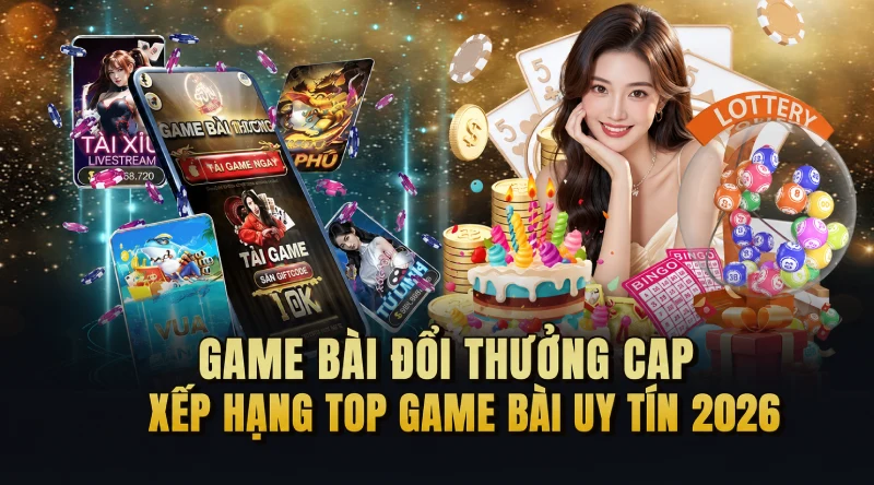 Bảng xếp hạng top game bài đổi thưởng uy tín 2026
