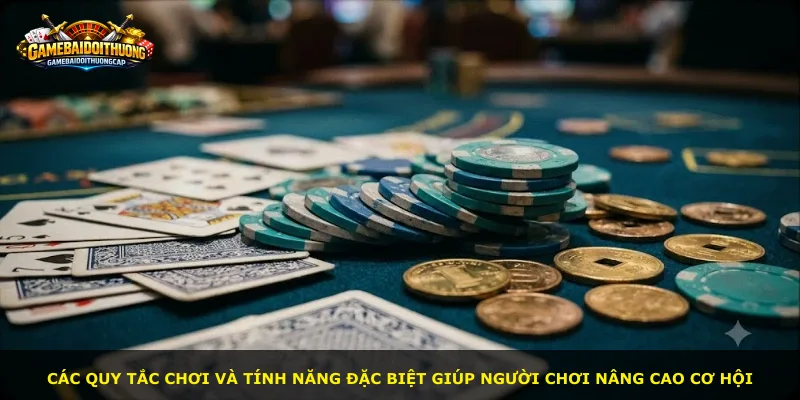 Các quy tắc chơi và tính năng đặc biệt giúp người chơi nâng cao cơ hội