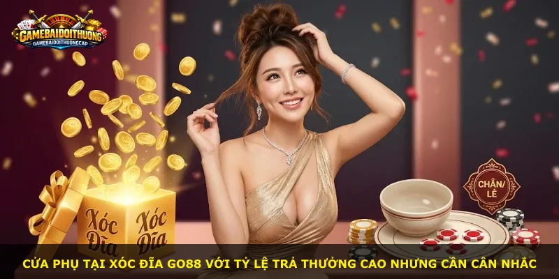 Cửa phụ tại Xóc Đĩa GO88 với tỷ lệ trả thưởng cao nhưng cần cân nhắc