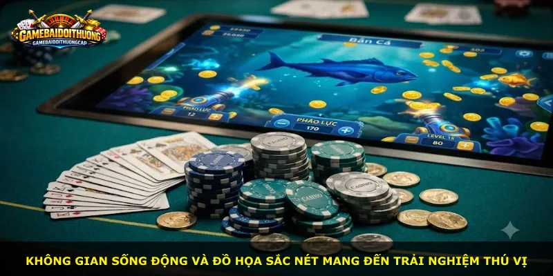Không gian sống động và đồ họa sắc nét mang đến trải nghiệm thú vị